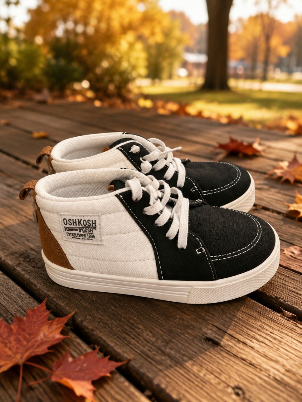 Osh Kosh Unisex Canvas High Top Sneakers Sz 8